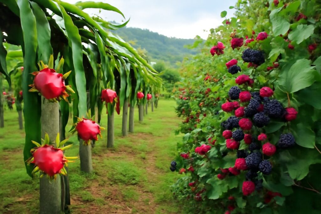 Intercropping Dragon Fruit