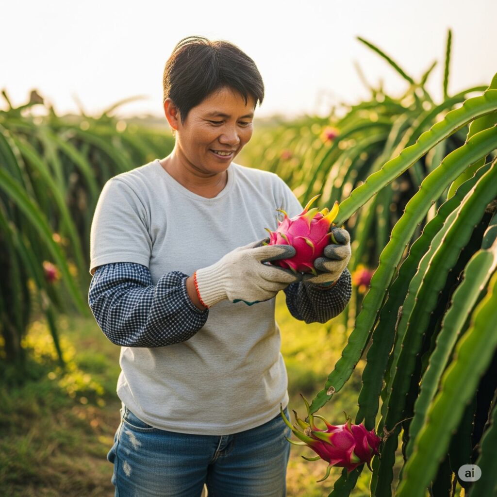 dragon fruit yield per acre