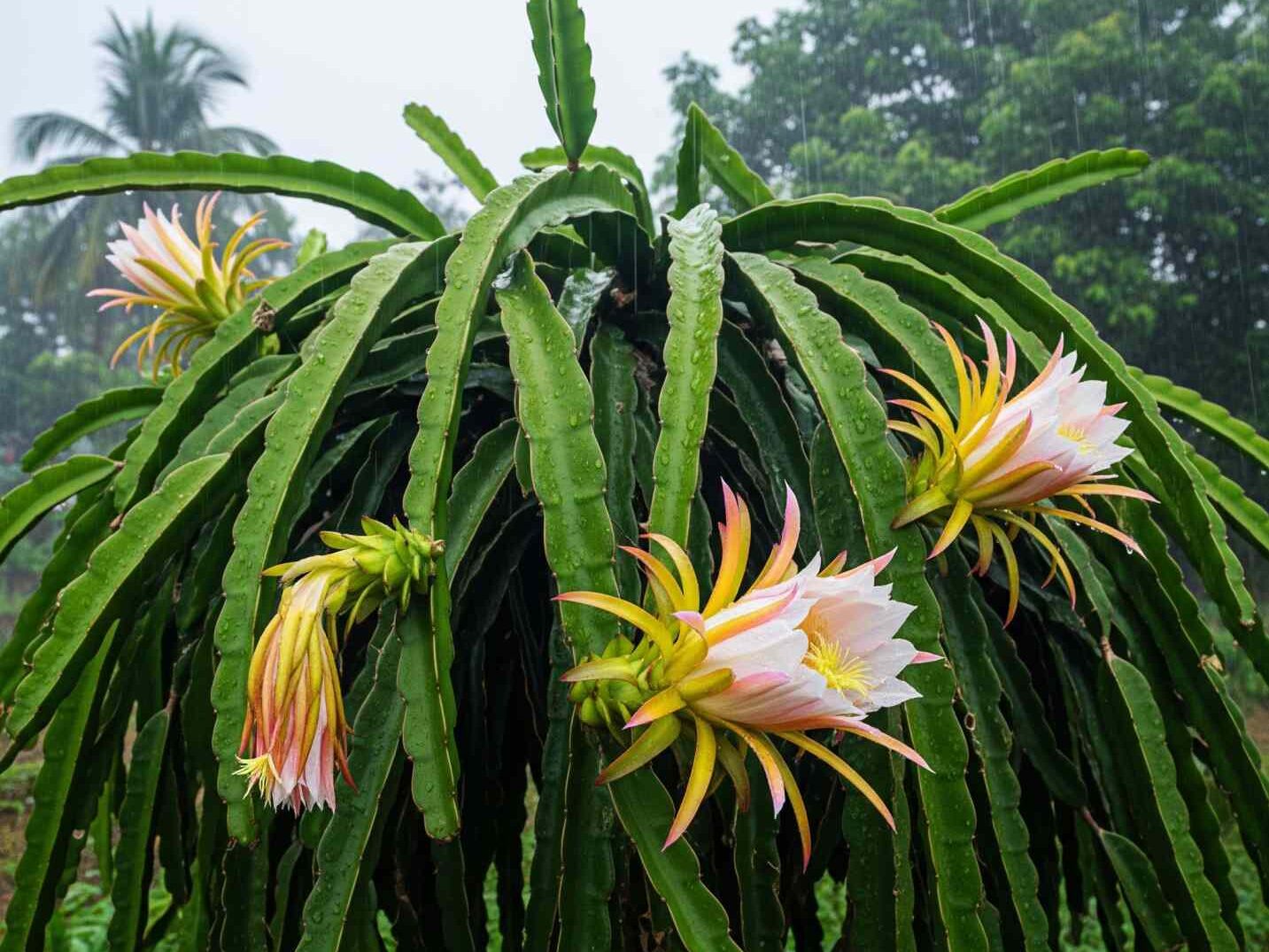 dragon fruit farming in monsoon